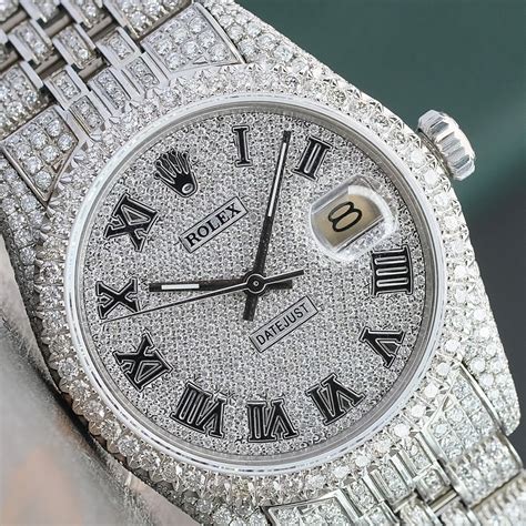 dimoand rolex for sale|full diamond rolex for sale.